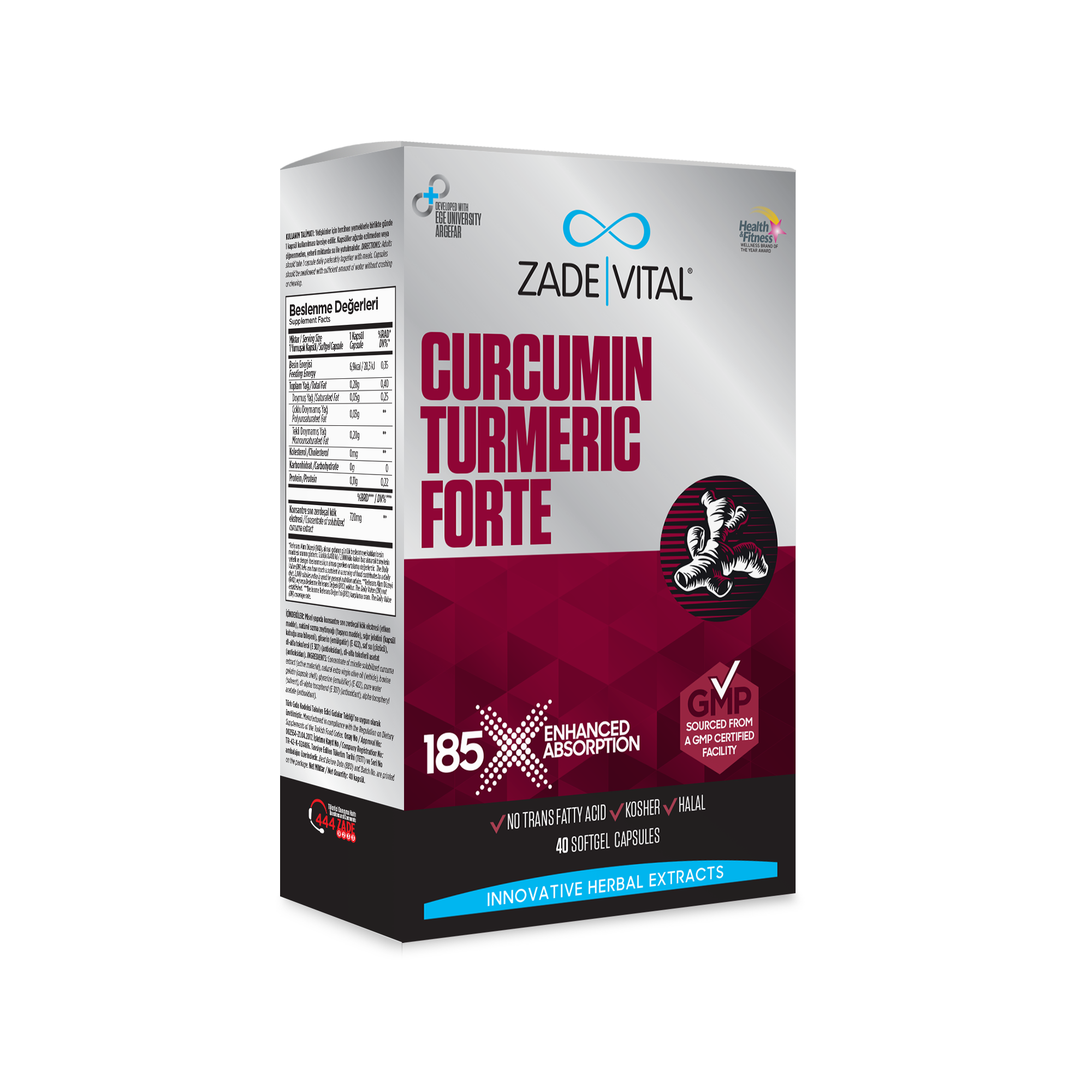 CURCUMIN FORTE Vitalpharma Ltd