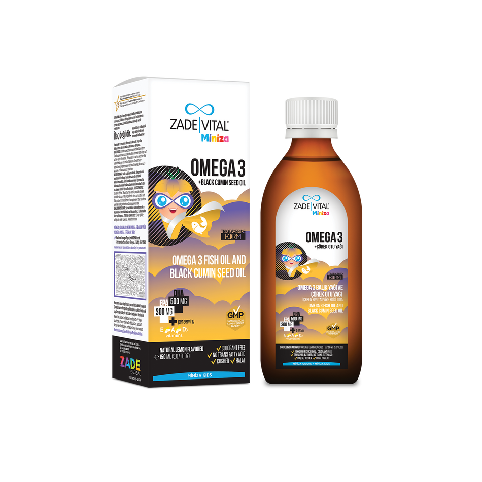 MINIZA OMEGA 3 BLACK CUMIN SEED OIL